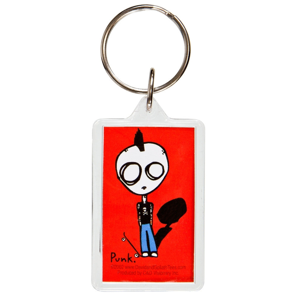 David & Goliath - Eve L Punk Keychain Keychains Old Glory   