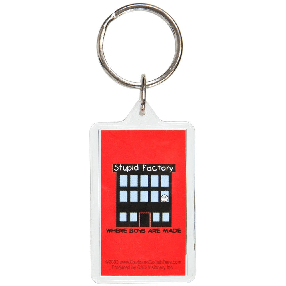 David & Goliath - Stupid Factory Keychain Keychains Old Glory   