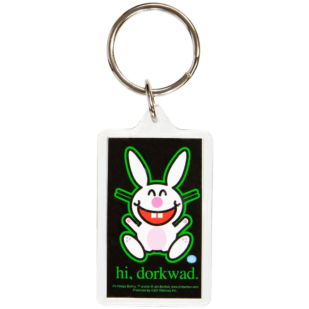 Happy Bunny - Dorkwad Keychain Keychains Old Glory   