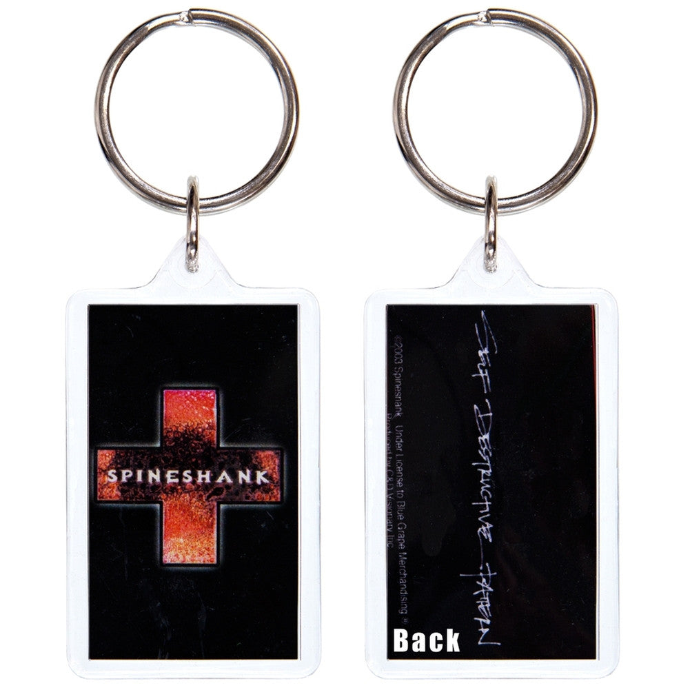 Spineshank - Cross Keychain Keychains Old Glory   