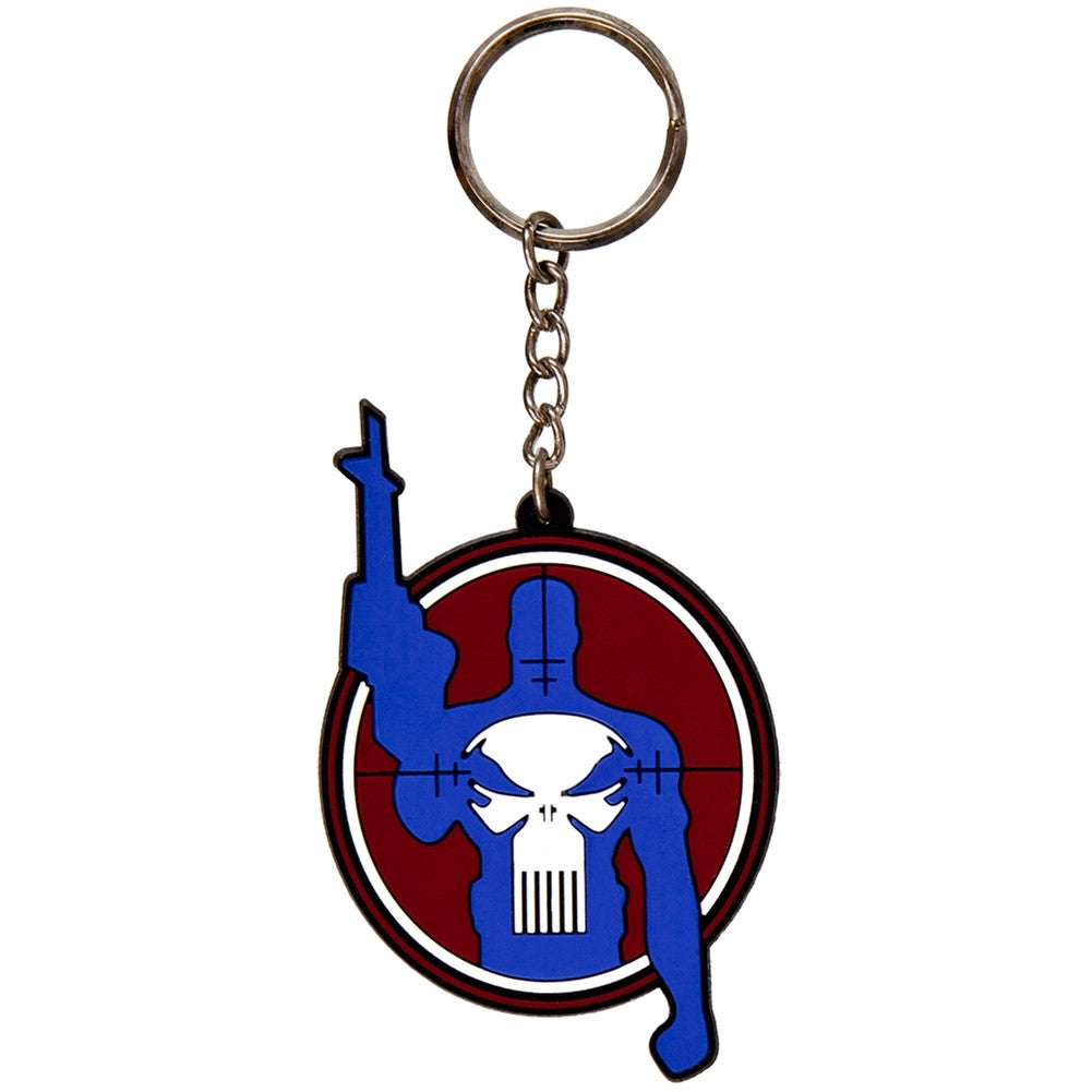 Punisher - Target 3D Keychain Keychains Old Glory   