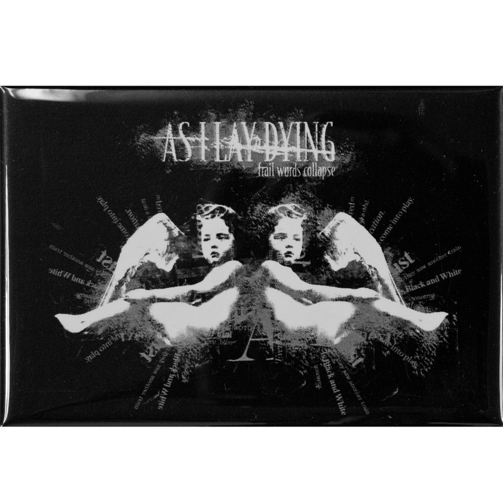 As I Lay Dying - Cherubs Magnet Refrigerator Magnets Old Glory OS Black 