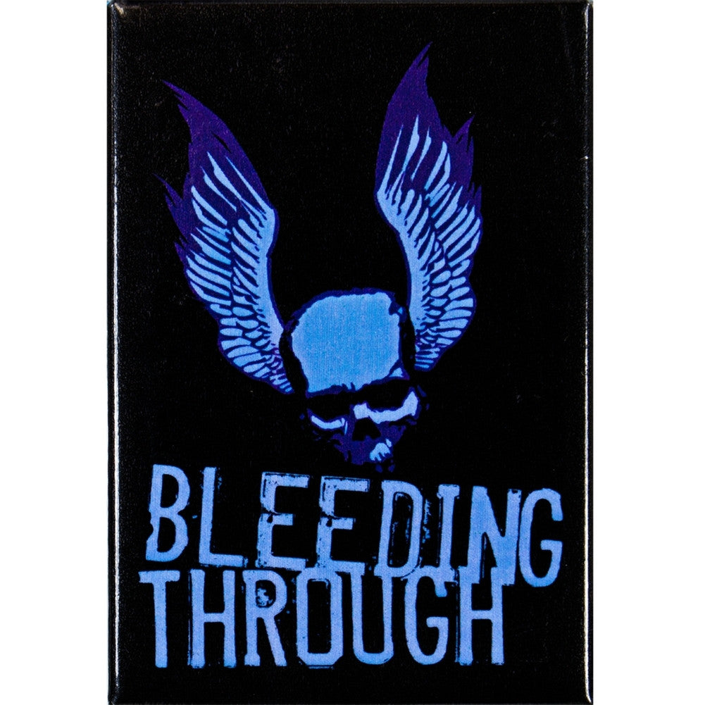 Bleeding Through - Winged Magnet Refrigerator Magnets Old Glory OS Black 