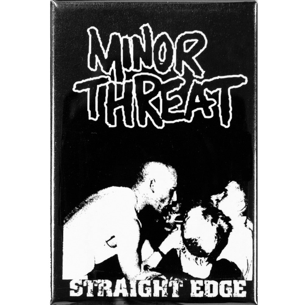 Minor Threat - Straight Edge Magnet Refrigerator Magnets Old Glory   