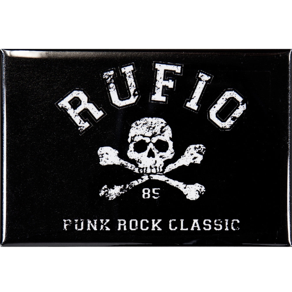 Rufio - Skull Magnet Refrigerator Magnets Old Glory OS Black 