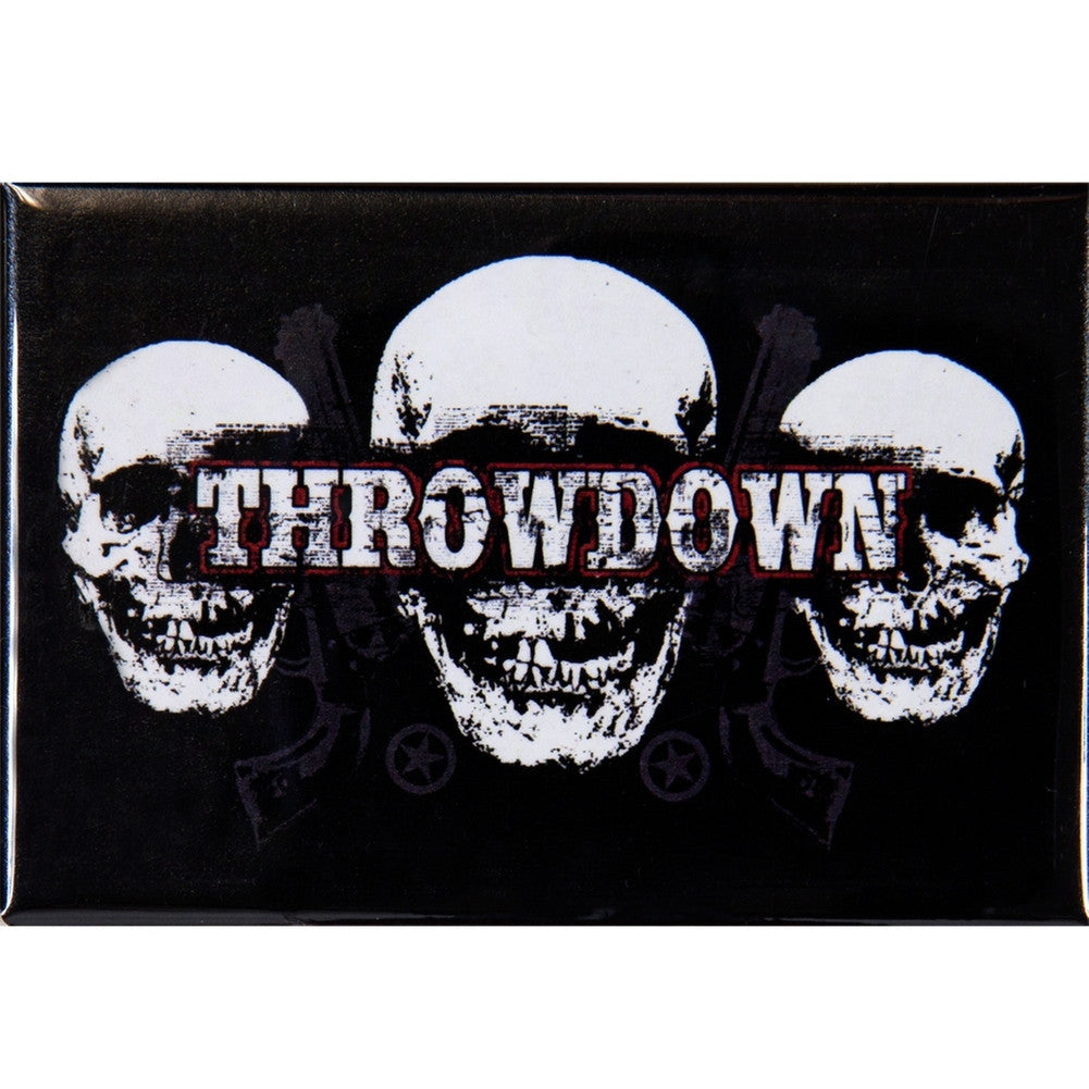 Throwdown - Skulls Magnet Refrigerator Magnets Old Glory   