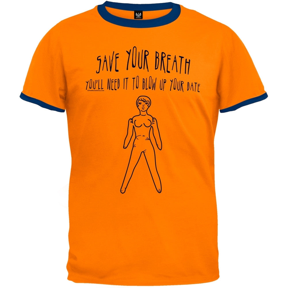 Save Your Breath Ringer T-Shirt Men's T-Shirts Old Glory   