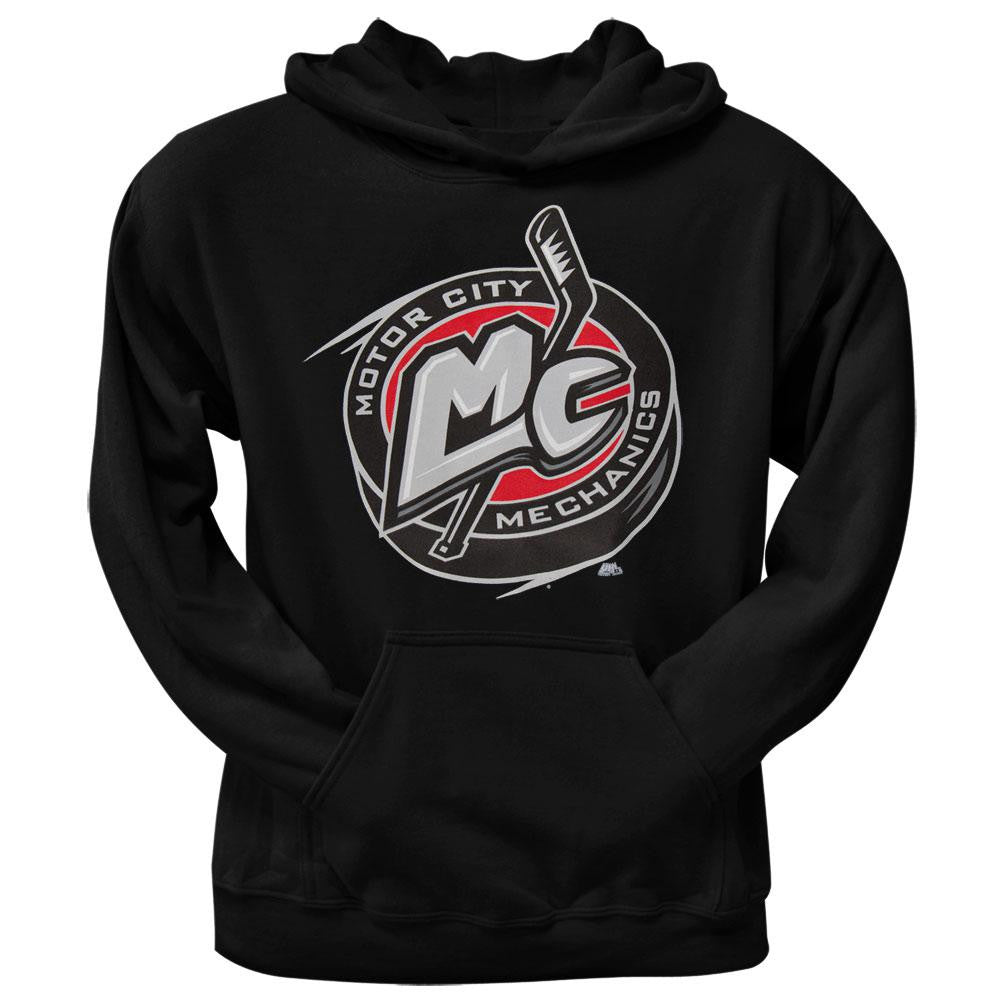 MotorCity Mechanics Logo Hoodie - Black Men's Hoodies Motor City Mechanics   