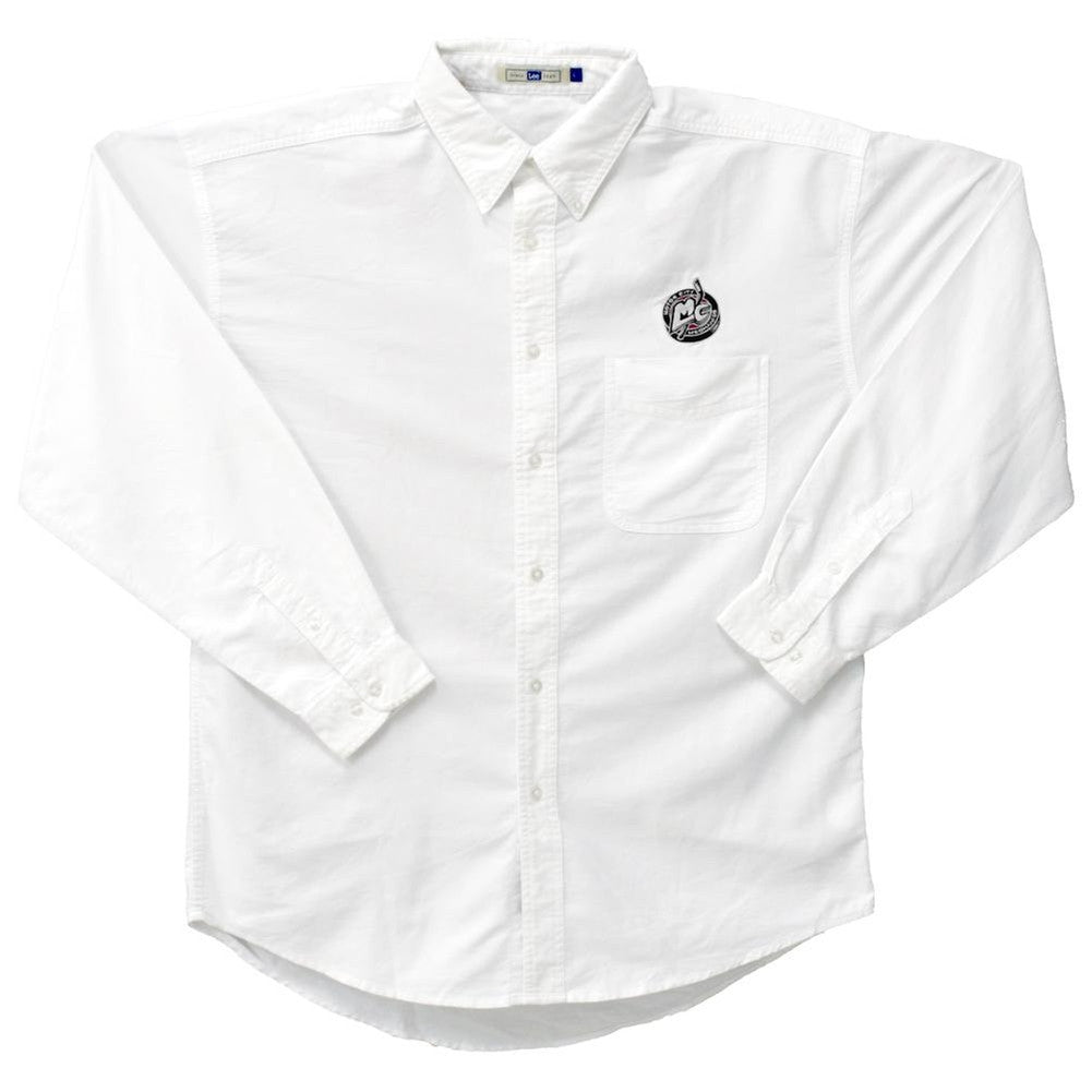 MotorCity Mechanics - Crest Logo Oxford Long Sleeve Shirt Men's Dress Shirts Motor City Mechanics   