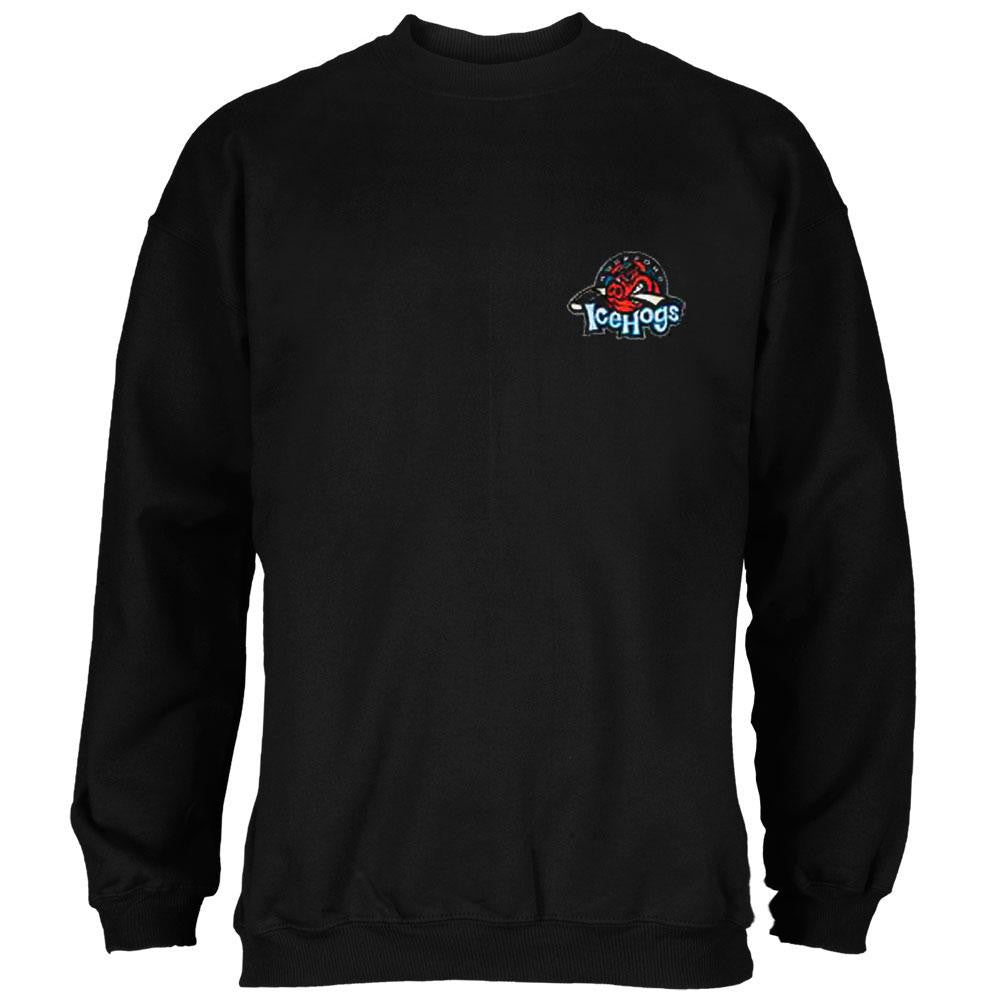 Rockford IceHogs - Embroidered Logo Sweatshirt Men's Sweatshirts Rockford IceHogs   