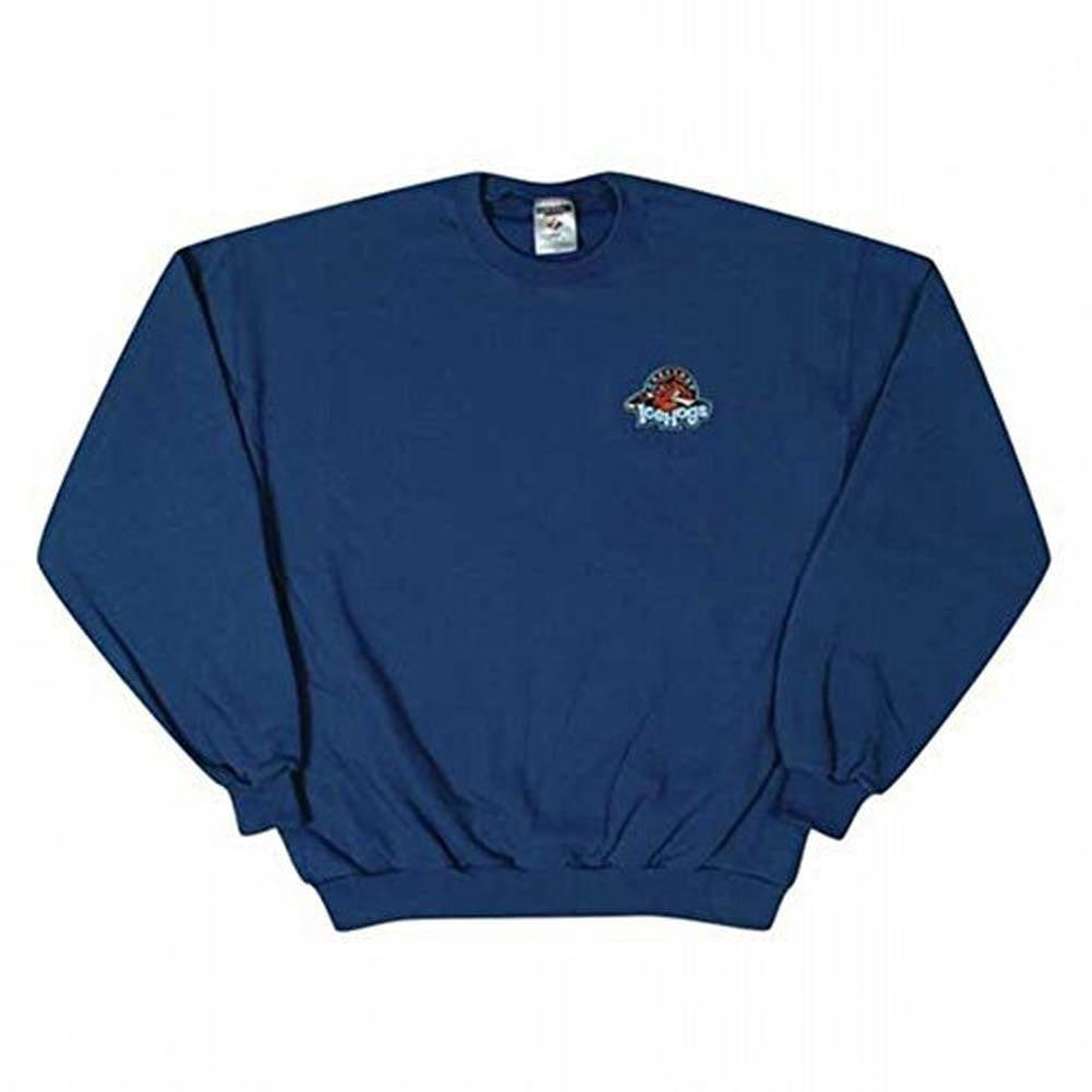 Rockford IceHogs - Embroidered Logo Youth Sweatshirt Youth Sweatshirts Rockford IceHogs LG Blue 