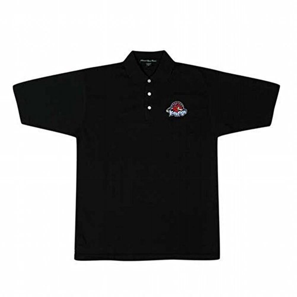 Rockford IceHogs - Logo Black Polo T-Shirt Men's Polo Shirts Rockford IceHogs 2XL Black 