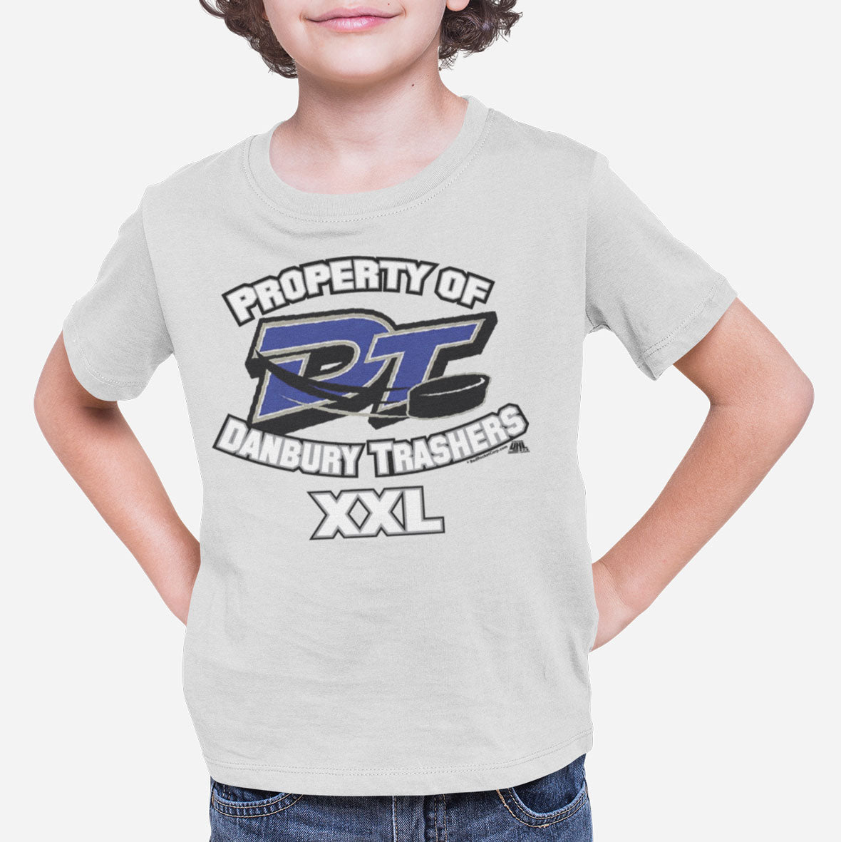 Danbury Trashers - Property Of XXL Youth T-Shirt Youth T-Shirts Danbury Trashers   