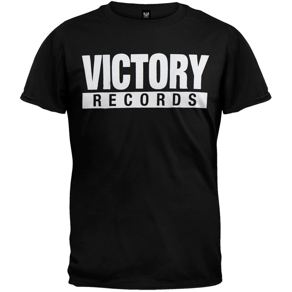 Victory Records - Classic Logo T-Shirt Men's T-Shirts Old Glory LG Black 