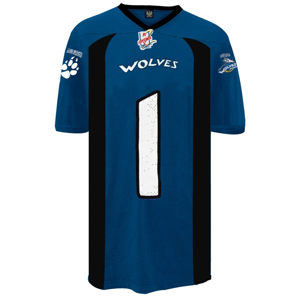 Manchester Wolves - Home Authentic Jersey #1 Men's Football Jerseys AFL   