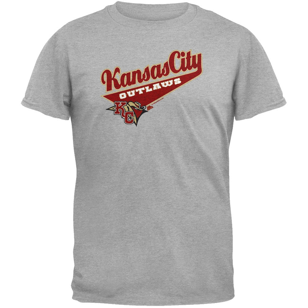 Kansas City Outlaws - Sport Swoosh T-Shirt Men's T-Shirts Kansas City Outlaws MD Grey 