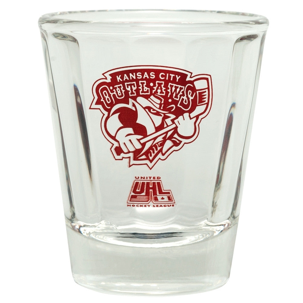 Kansas City Outlaws Logo Shot Glass Shot Glasses Old Glory   