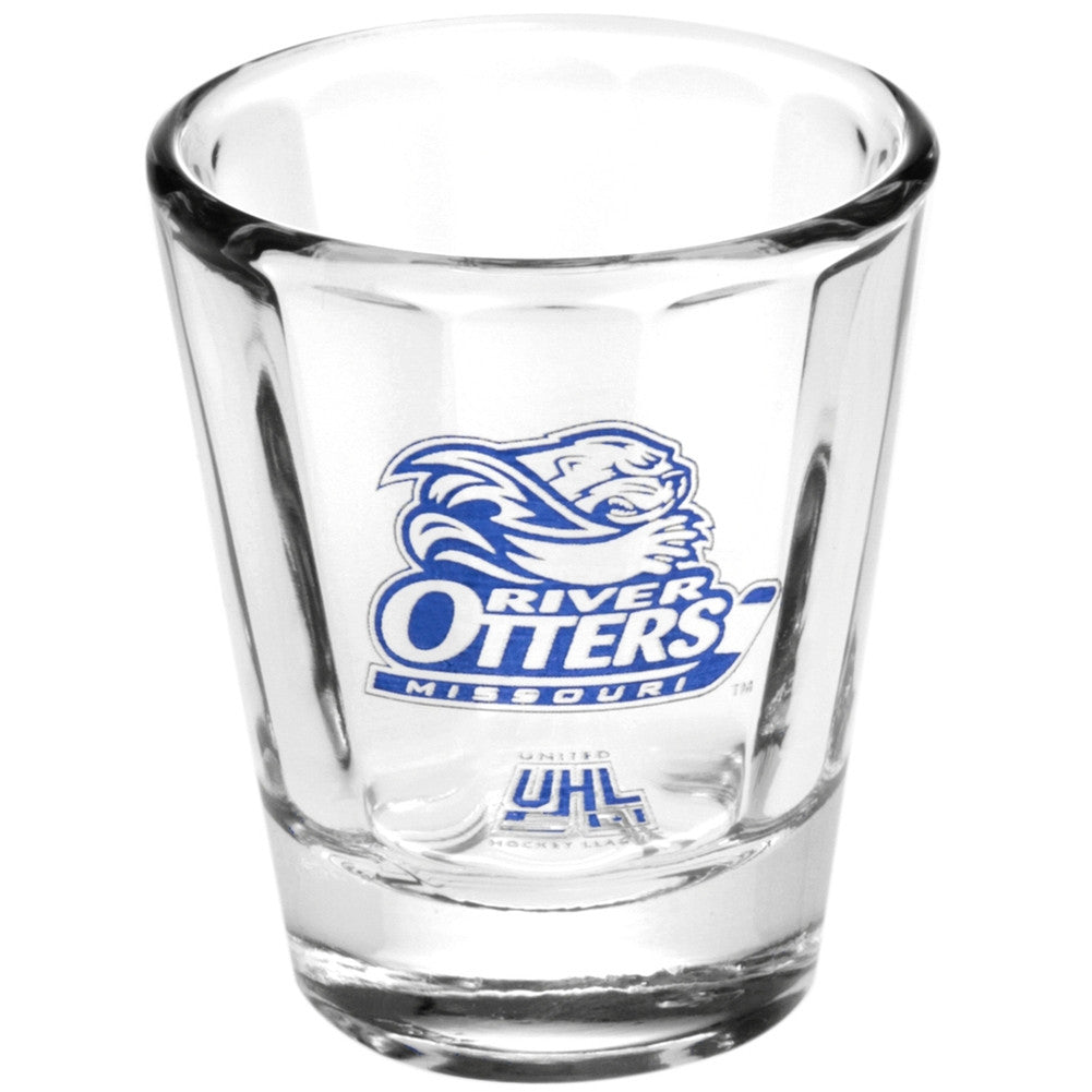 Missouri River Otters - Logo Shot Glass Shot Glasses Old Glory   