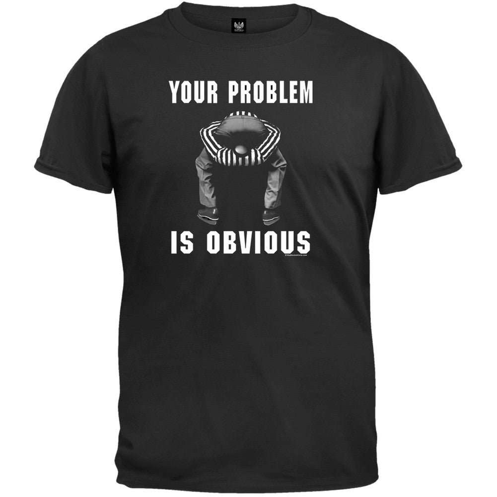 Hockey - Problem Is Obvious T-Shirt Men's T-Shirts Old Glory   