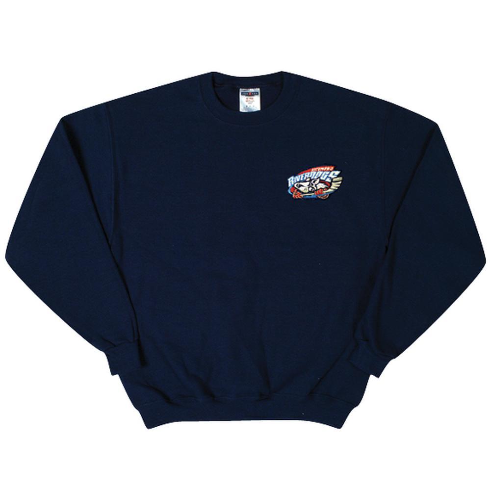 Logo Embroidered Sweatshirt - Navy Men's Sweatshirts Old Glory   