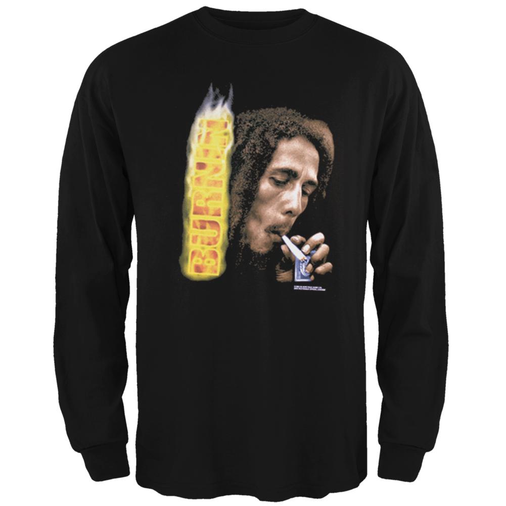 Bob Marley - Burning Long Sleeve Men's Long Sleeves Bob Marley XL Black