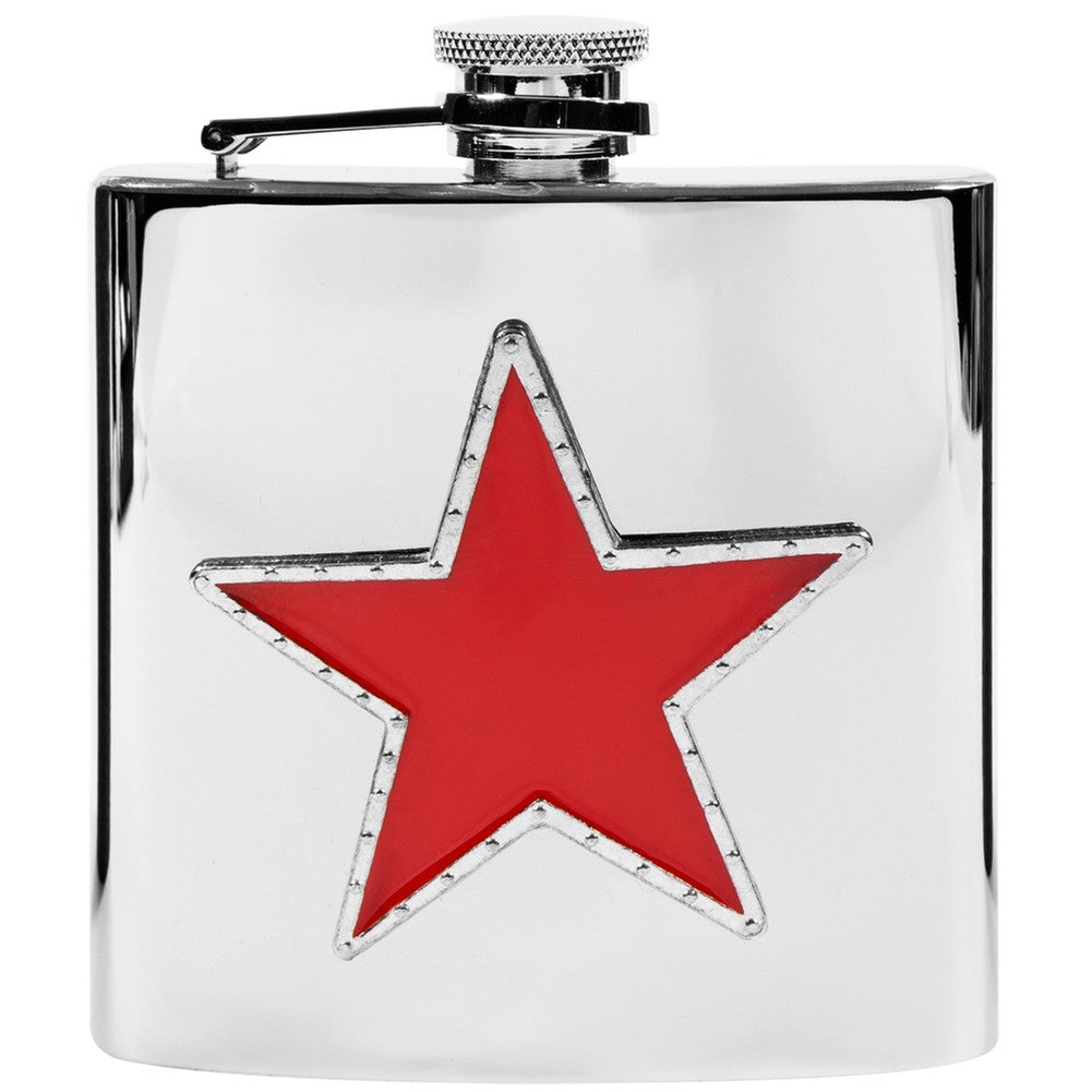 Red Star Flask Flasks Old Glory   