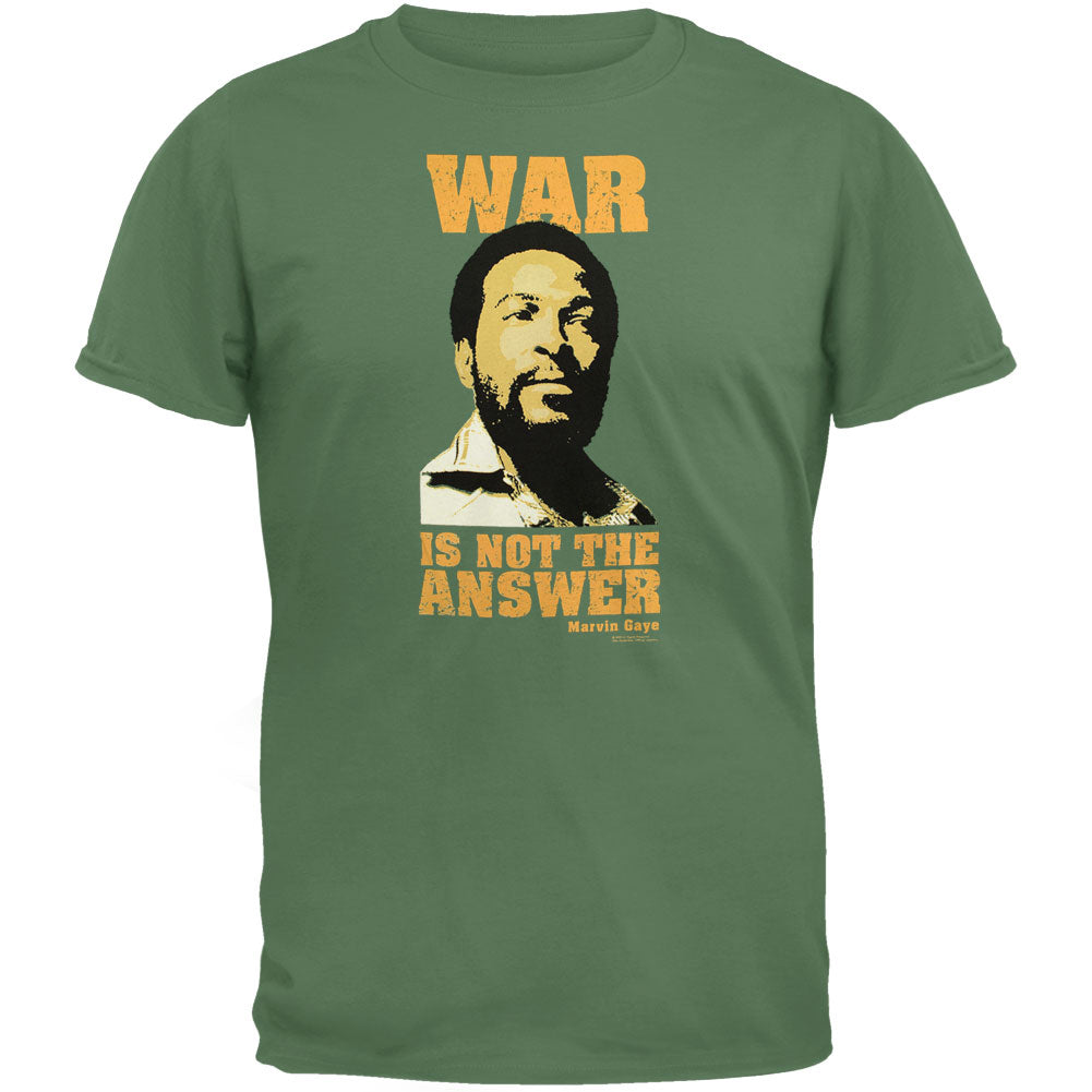 Marvin Gaye - War T-Shirt Men's T-Shirts Marvin Gaye LG Dark Green 