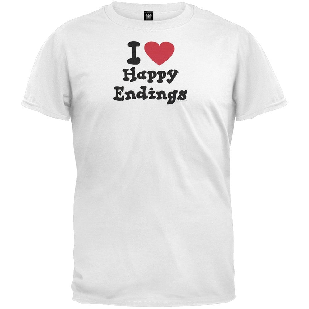 I Love Happy Endings T-Shirt Men's T-Shirts Old Glory   