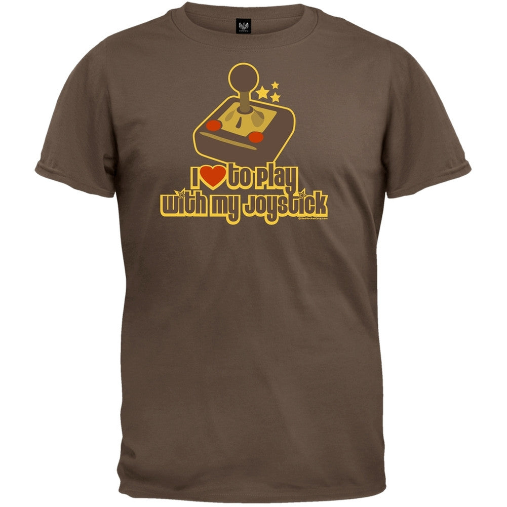 I Love To Play With My Joystick T-Shirt Men's T-Shirts Old Glory   