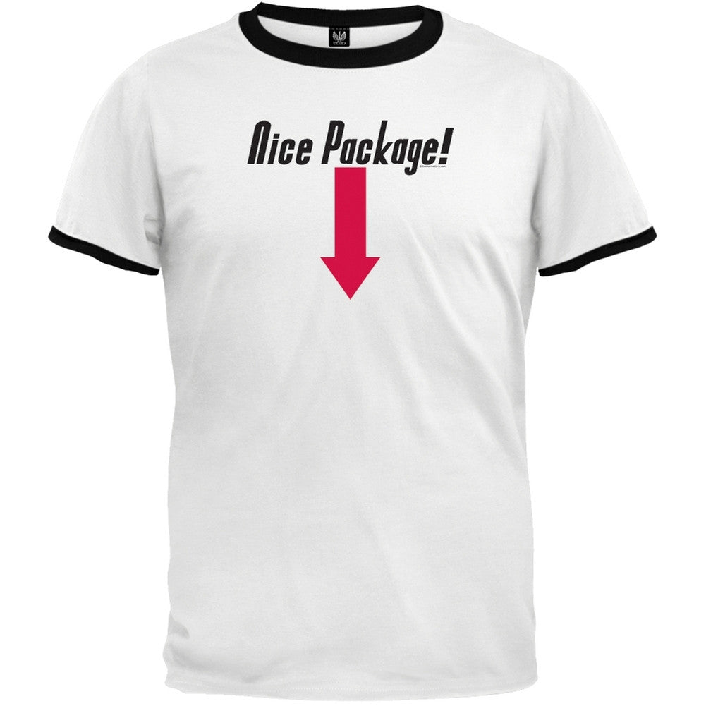 Nice Package Ringer T-Shirt Men's T-Shirts Old Glory   