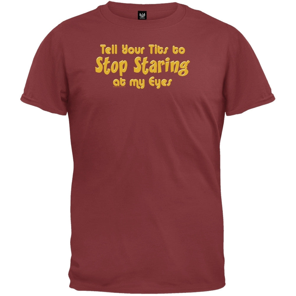 Stop Staring At My Eyes T-Shirt – Old Glory