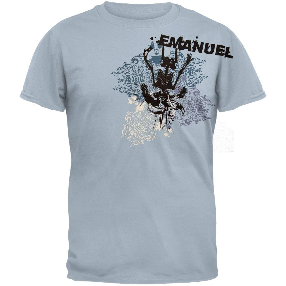 Emanuel - Skeleton T-Shirt Men's T-Shirts Emanuel SM Light Blue 