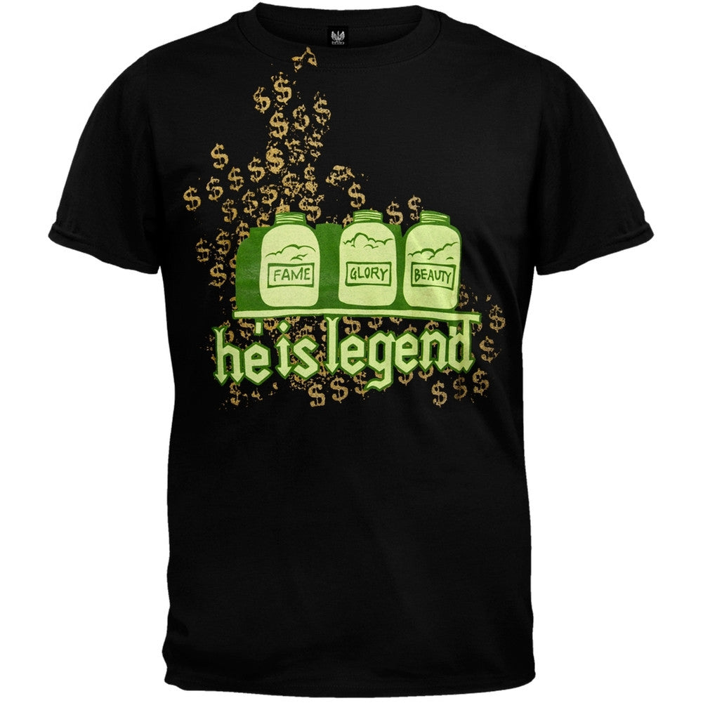 He Is Legend - Jars T-Shirt Men's T-Shirts He Is Legend MD Black 