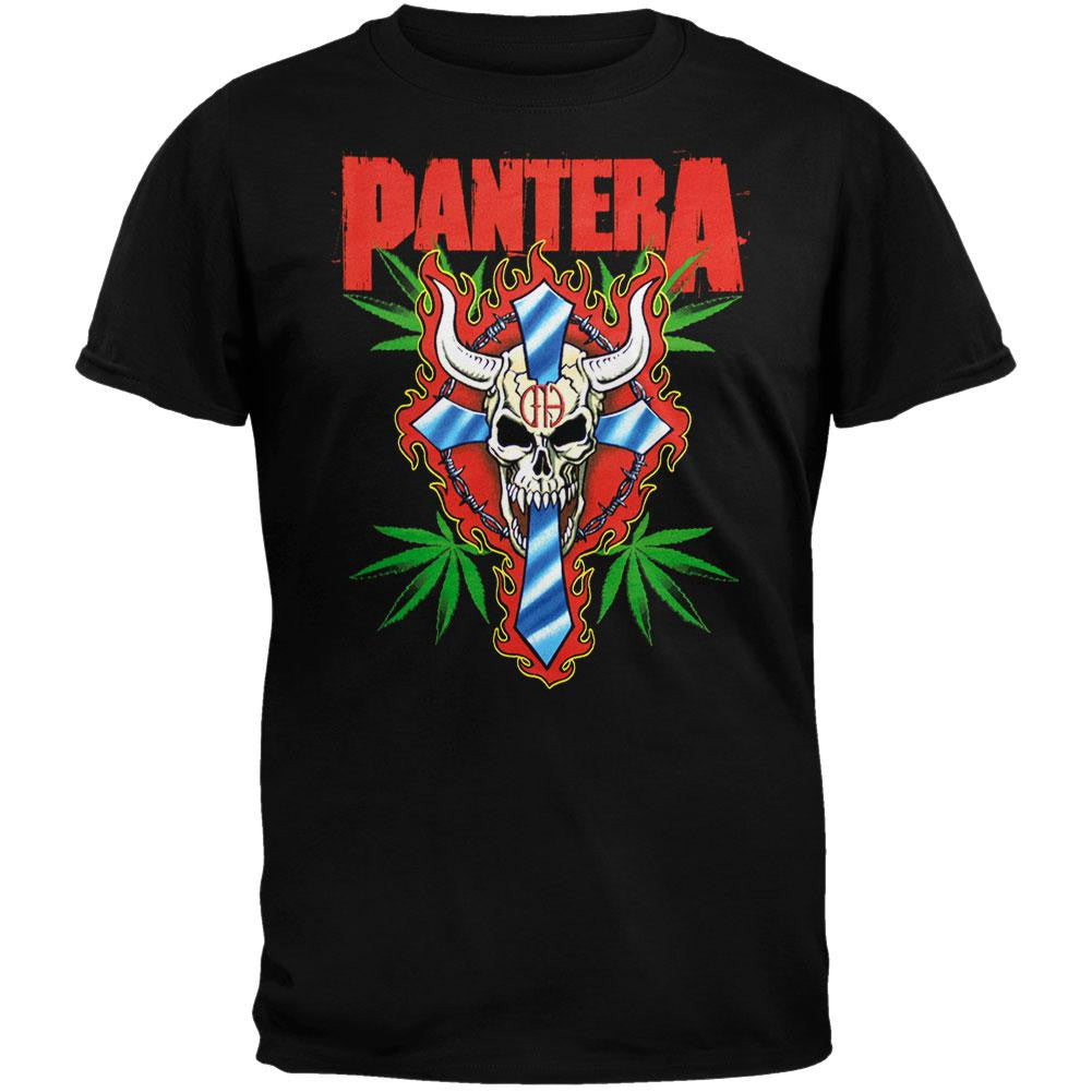 Pantera - Impaled Skull T-Shirt Men's T-Shirts Pantera SM Black 