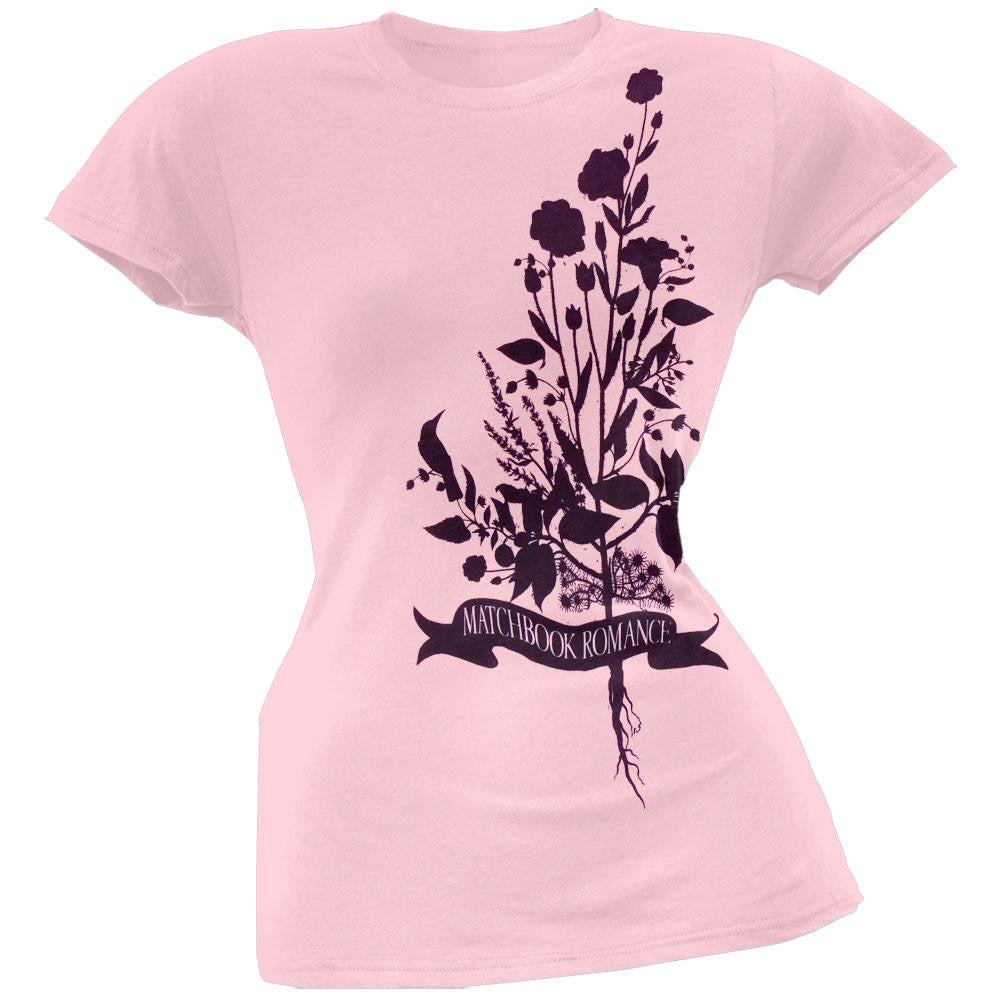 Matchbook Romance - Bouquet Juniors T-Shirt Juniors T-Shirts Matchbook Romance SM Light Pink 