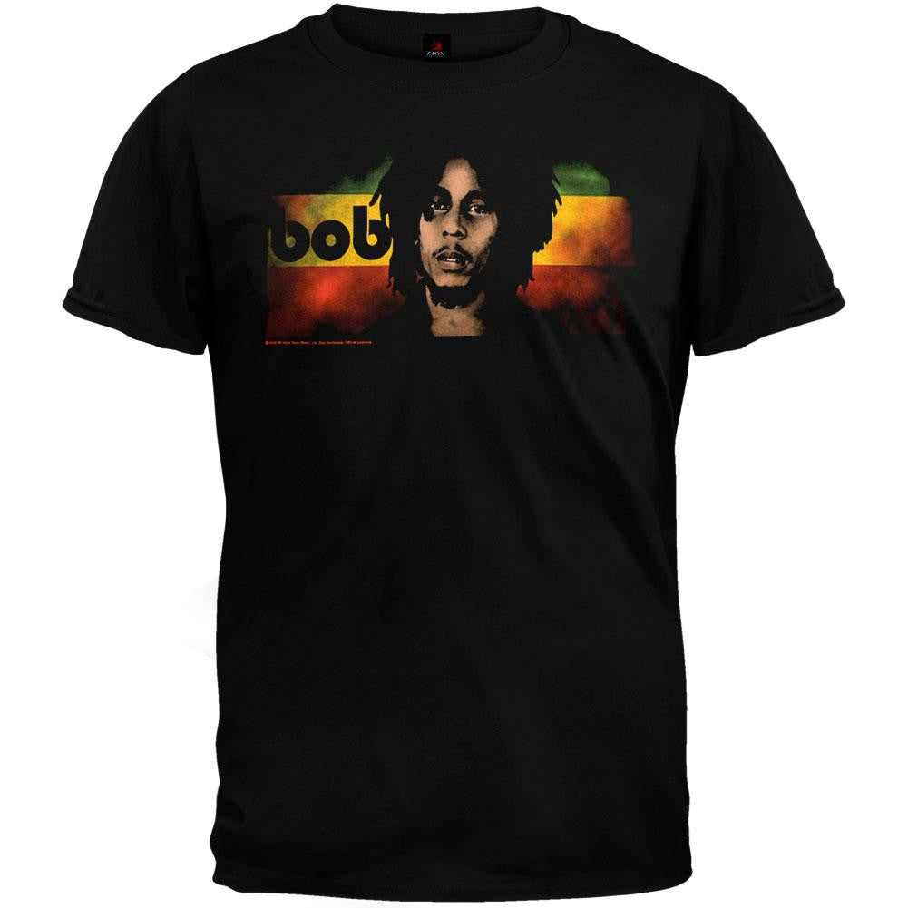 Bob Marley Straight On Mens T Shirt Men's T-Shirts Bob Marley MD