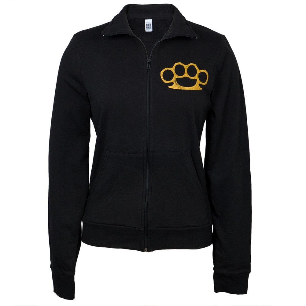 Bury Your Dead - Knuckles Juniors Track Jacket Juniors Jackets Bury Your Dead SM Black