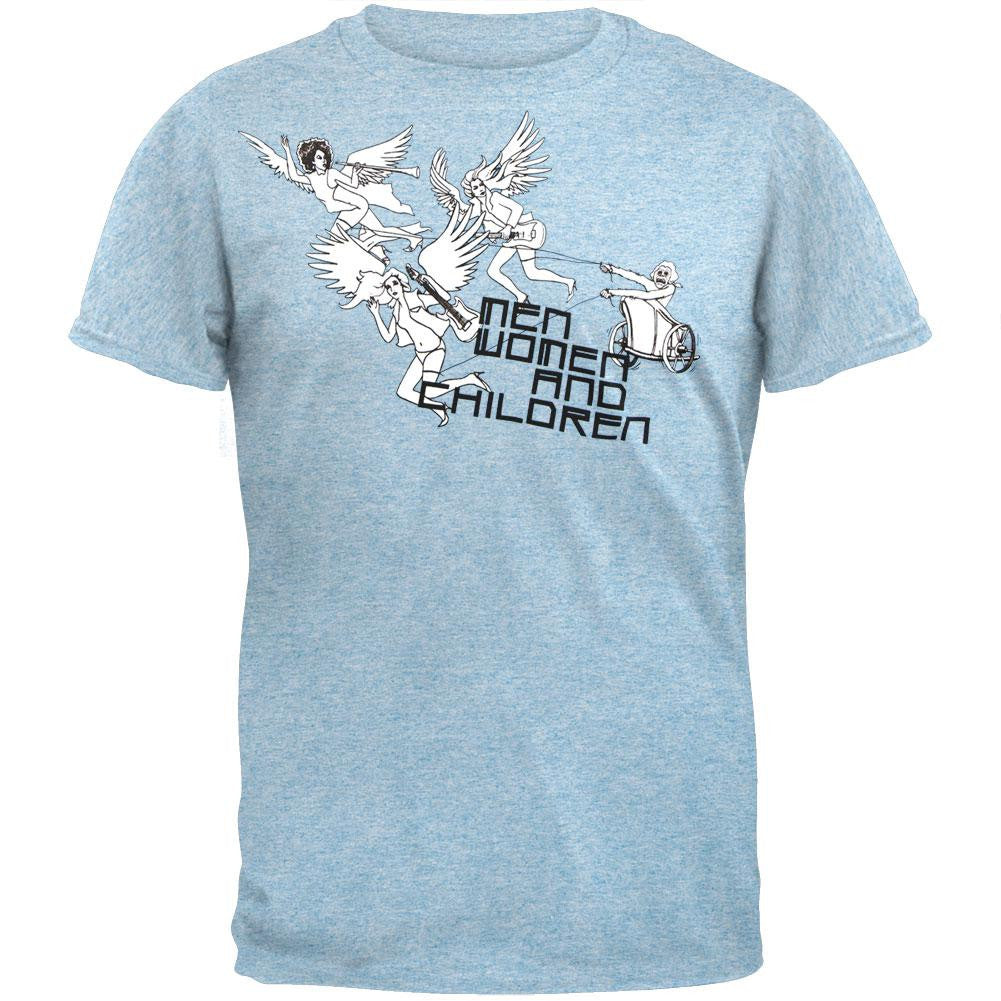 Men Women & Children - Angels T-Shirt Men's T-Shirts Men Women & Children XL Light Blue 