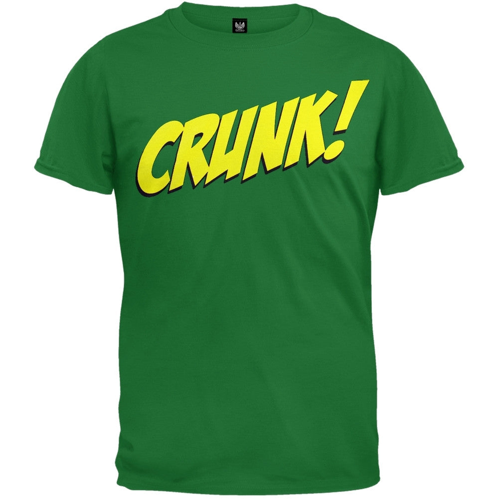 Crunk T-Shirt Men's T-Shirts Old Glory SM Green 