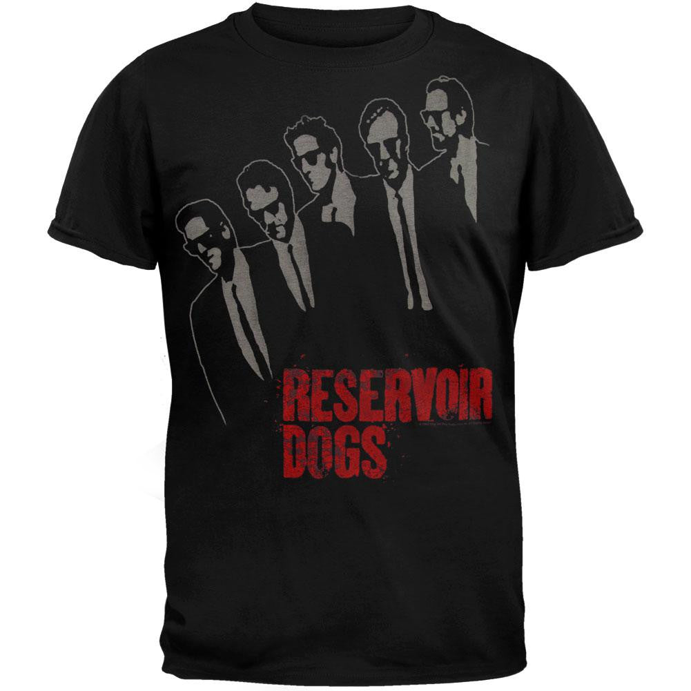 Reservoir Dogs - Flock Logo T-Shirt Men's T-Shirts Reservoir Dogs MD Black 