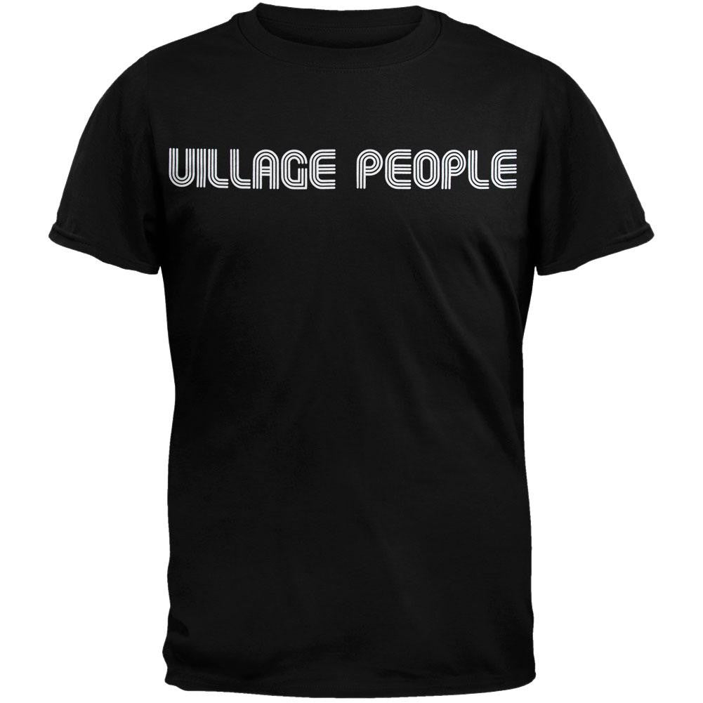 Village People - Rainbow T-Shirt Men's T-Shirts The Village People   