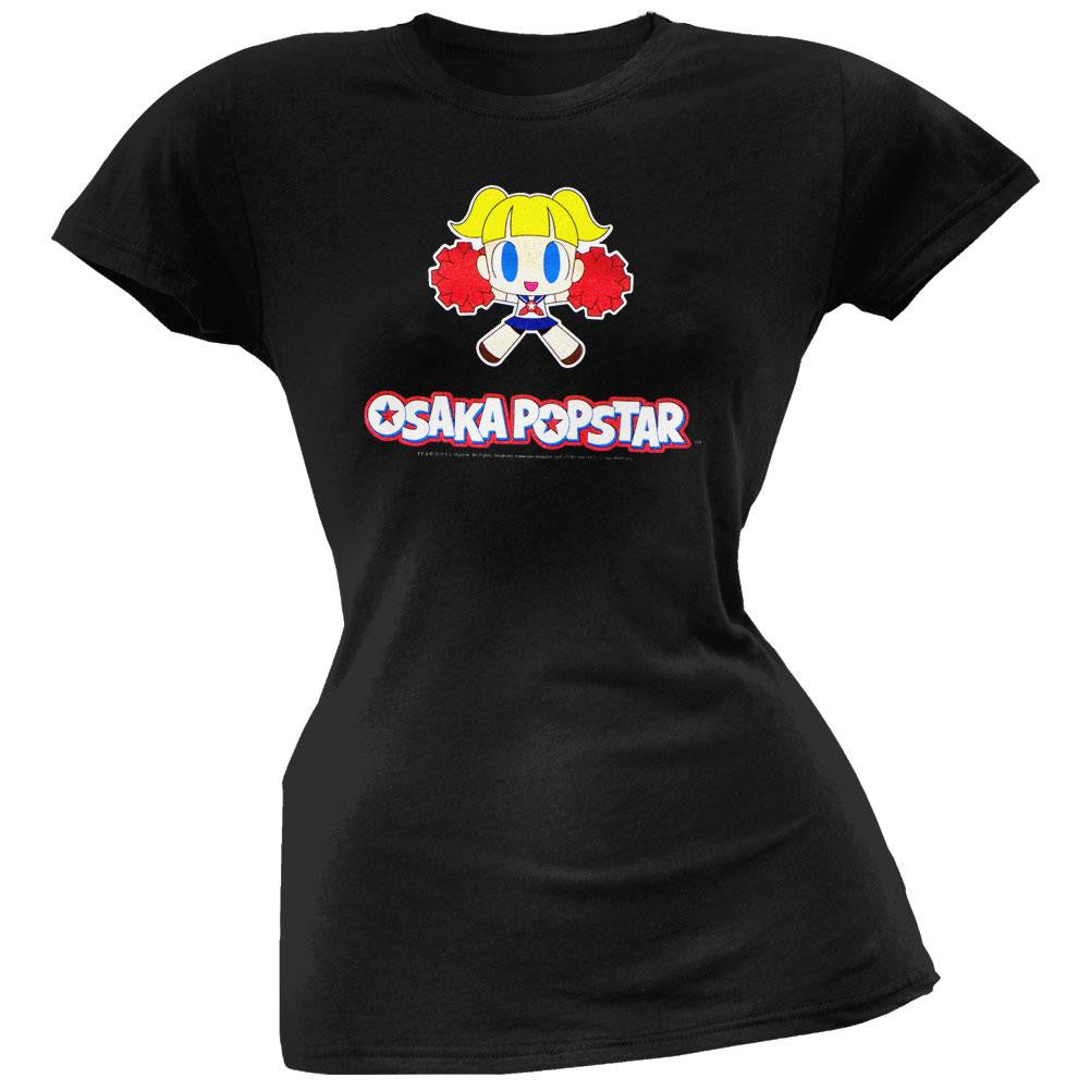 Osaka Popstar - Cheerleader Juniors T-Shirt Juniors T-Shirts Osaka Popstar LG Black