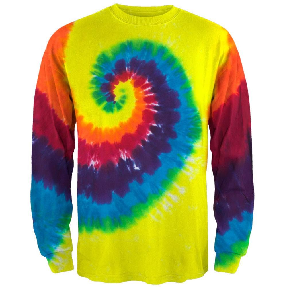 Spiral Tie Dye Long Sleeve T-Shirt Men's Long Sleeves Old Glory   