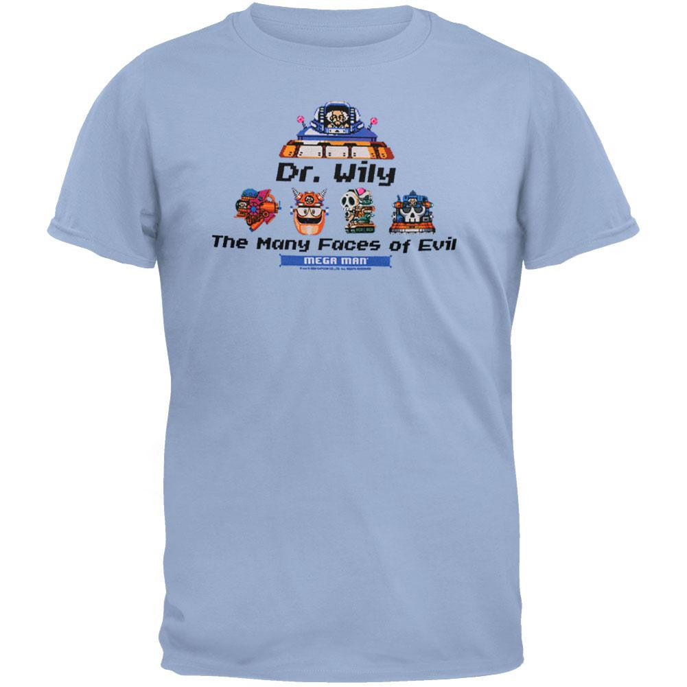 Mega Man - Dr. Wily T-Shirt Men's T-Shirts Mega Man   