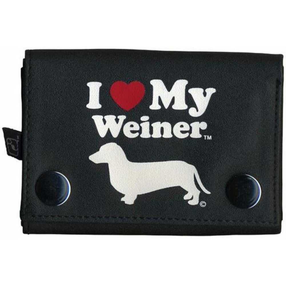 I Heart My Wiener Wallet W/ Chain Wallets Old Glory   