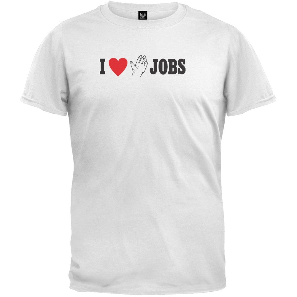 I Love Hand Jobs T-Shirt Men's T-Shirts Old Glory   