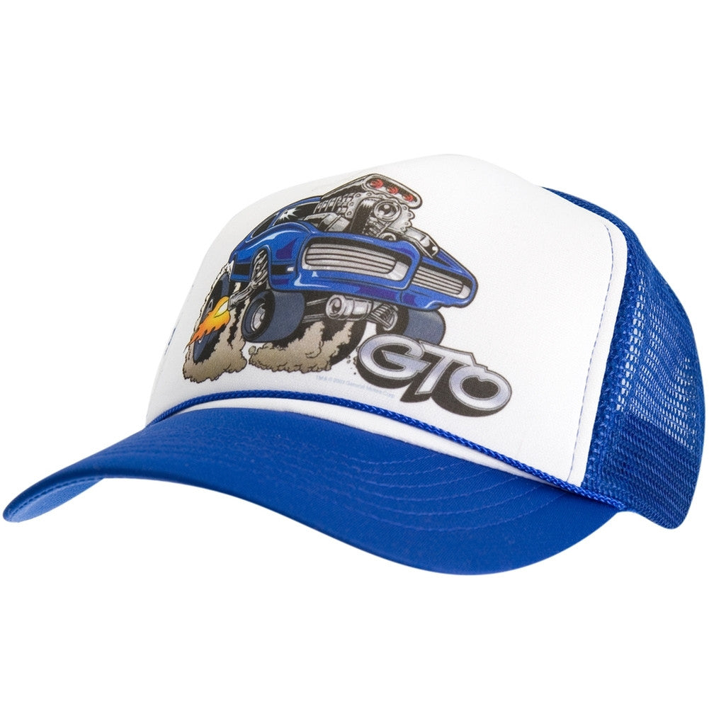 Pontiac - GTO Print Cart Trucker Cap Trucker Caps Old Glory   