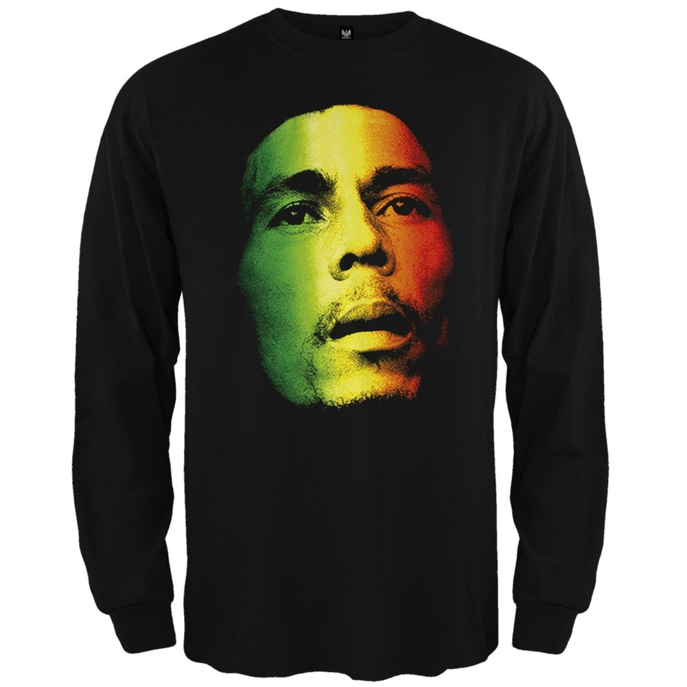 Bob Marley - Face Long Sleeve T-Shirt Men's Long Sleeves Bob Marley 2XL Black 