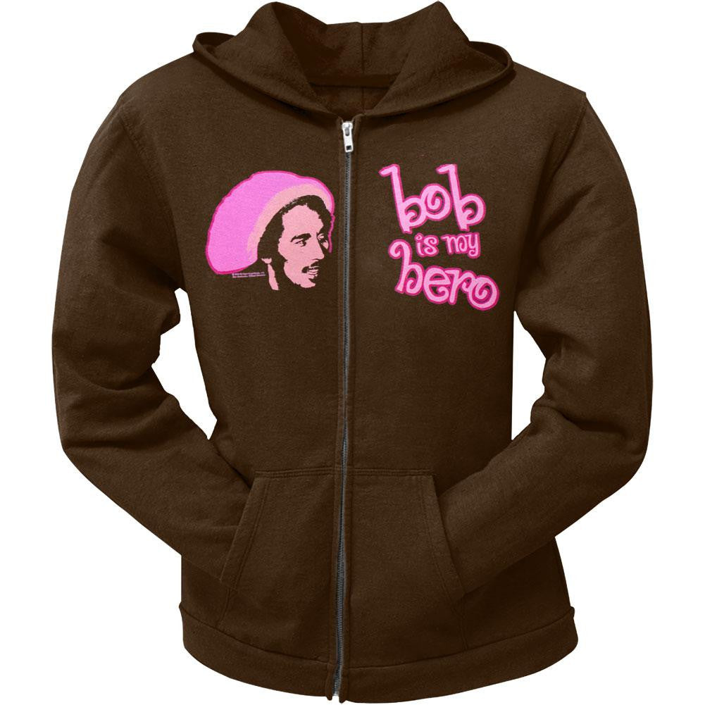 Bob Marley - My Hero Juniors Zip Hoodie Juniors Hoodies Bob Marley SM