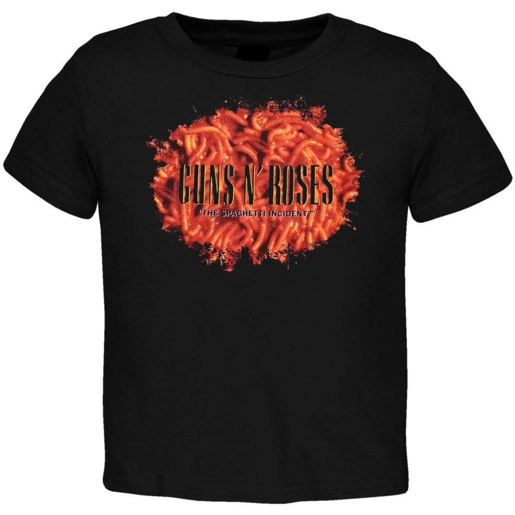 Guns N Roses - Spaghetti Toddler T-Shirt Toddler T-Shirts Guns N' Roses 3T Black 
